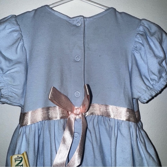 Nwt Disney Store 18 Month 2pc Blue Peter Pan Dress & Bloomers - Picture 7 of 11